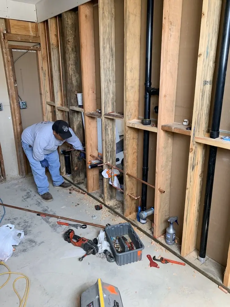 Commercial rough-in plumbing for Water Heater Replacement in Butler West